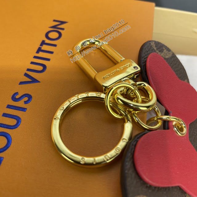 LOUIS VUITTON專櫃新款包包 路易威登Illustre Vivienne Funfair Xmas包飾 LV老花米奇鑰匙扣  ydh4079